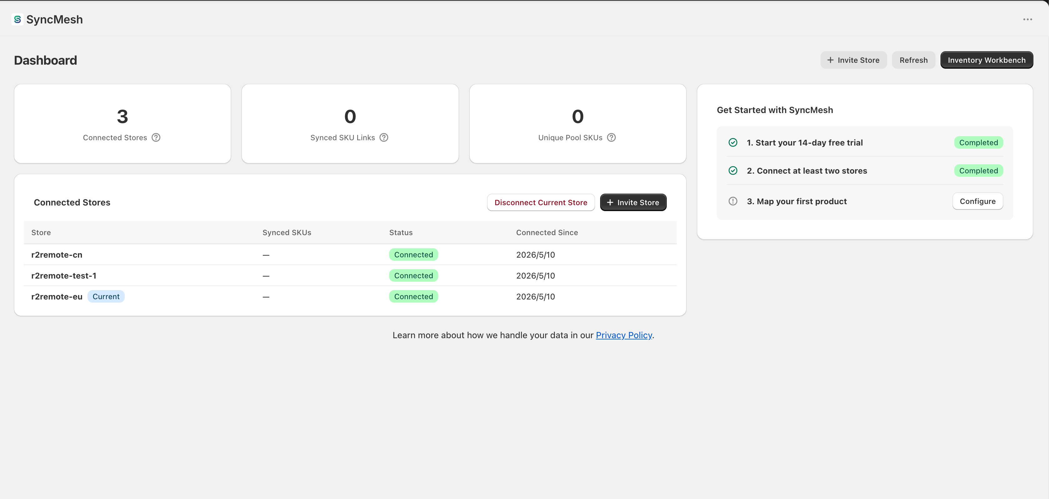 SyncMesh Dashboard